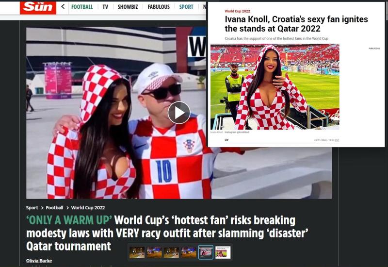 Najpoznatija hrvatska navijačica završila u svjetskim medijima