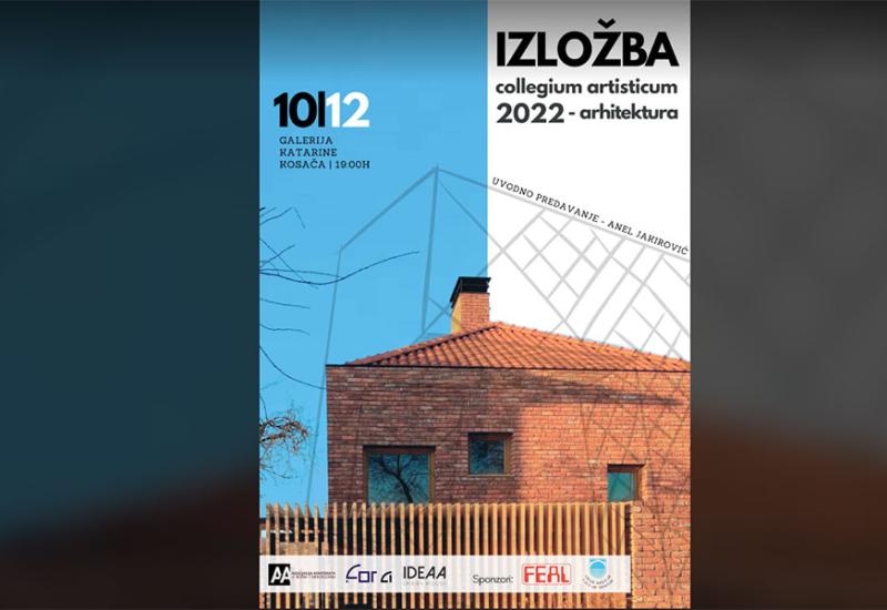 Najava izložbe Collegium Artisticum 2022 u Mostaru