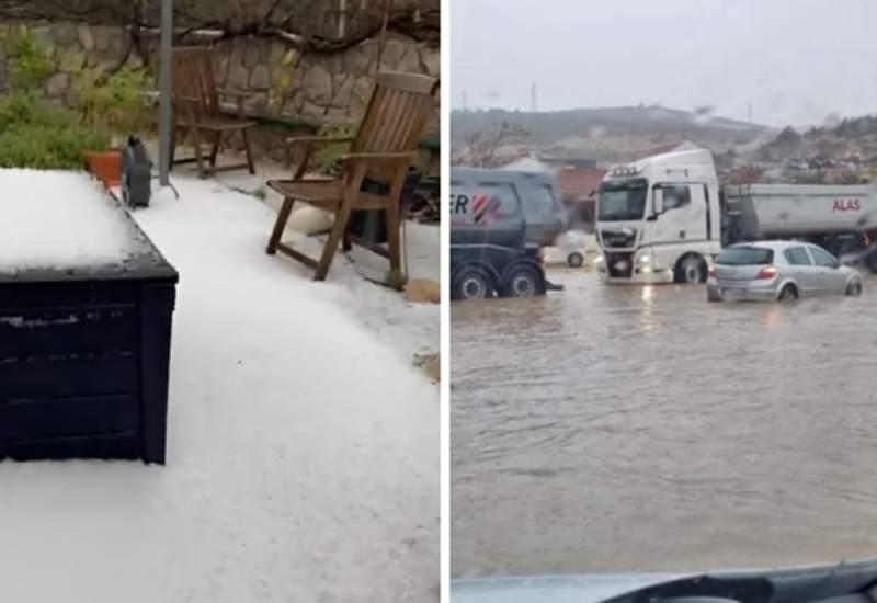 Nevrijeme u Dalmaciji - Nevrijeme u Dalmaciji: Obilna kiša i tuča