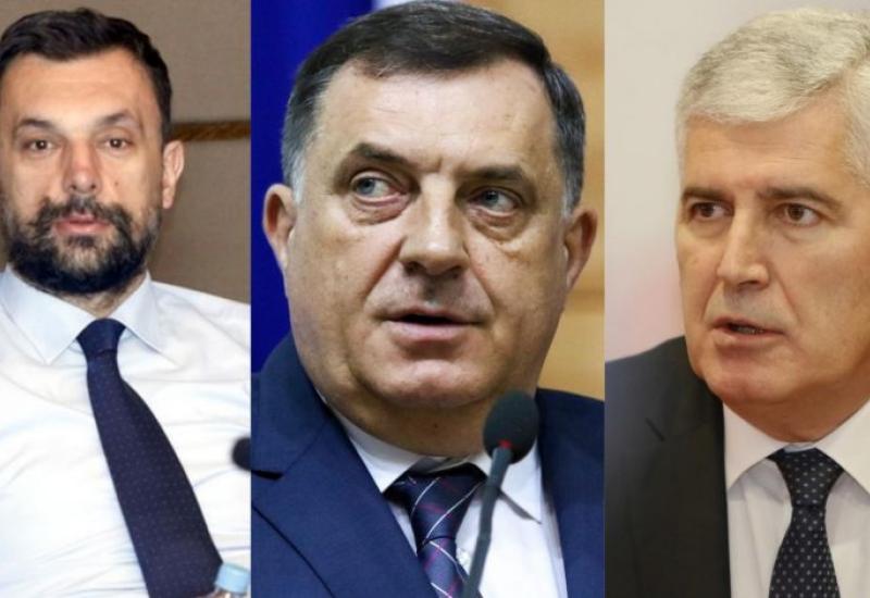 Dino Konaković, Milorad Dodik, Dragan Čović - Konaković: Zbog vas nestaje grad ljudi, umarate mozak 