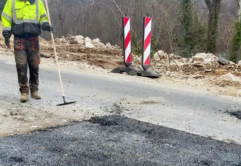 Sanirana rupa na cesti između Mostara i Čapljine - Kada će Mostar biti spojen na mrežu modernih prometnica?