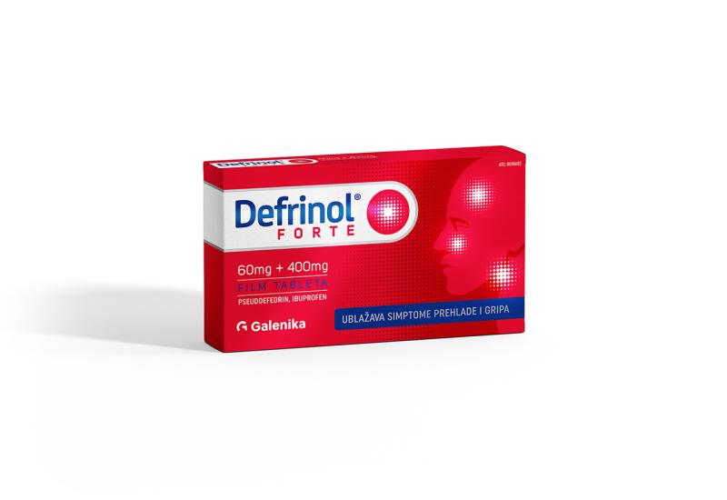 Kada te lome prehlada i gripa - vrijeme je za Defrinol® Forte