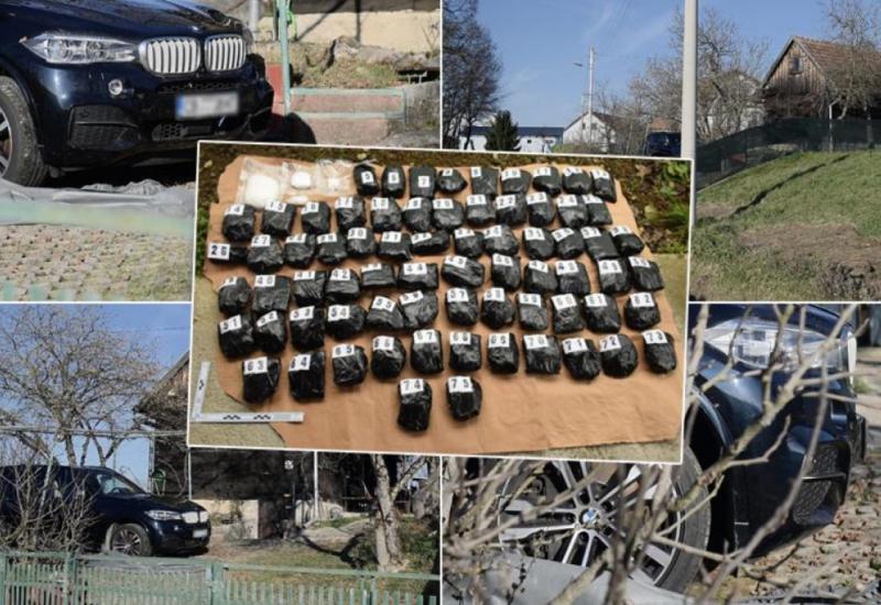 Nevjerojatan ulov: Policija na dvije lokacije pronašla 100 kg kokaina 