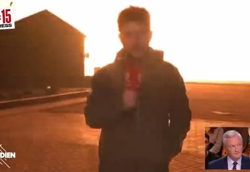 VIDEO: Projektil eksplodirao par metara od novinara dok se javljao uživo iz Ukrajine