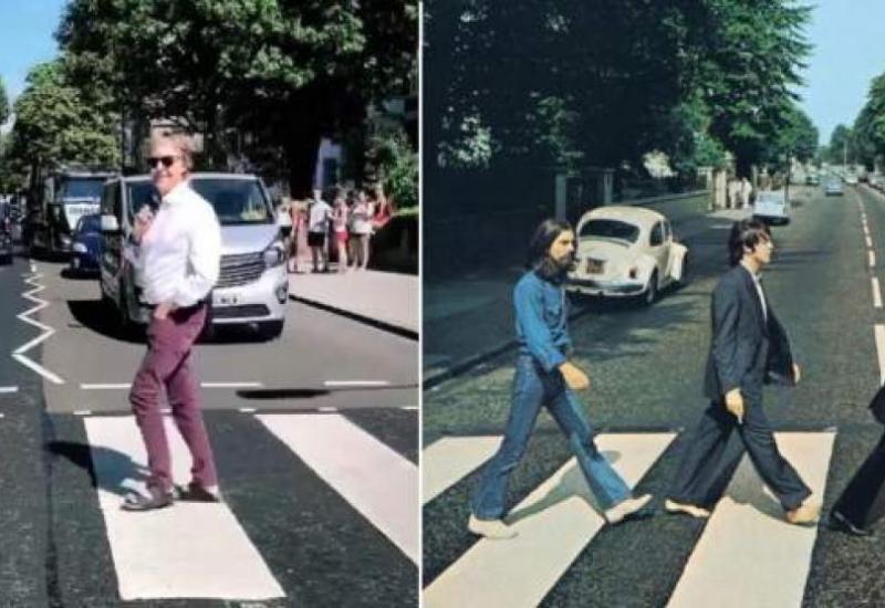 Ilustracija - Malo je nedostajalo da slavnog Beatlesa auto pregazi na zebri