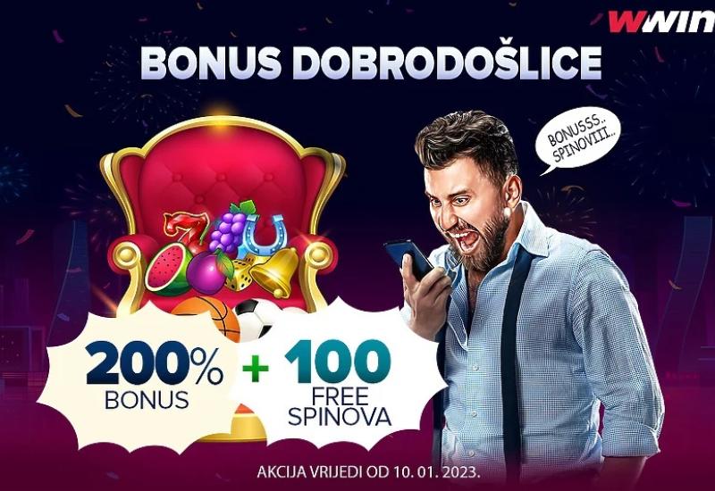 WWin bonus dobrodošlice - WWin: Zavrtite za najveći jackpot u BiH