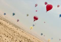 Festival balona: Šareni prizori na nebu iznad Dohe