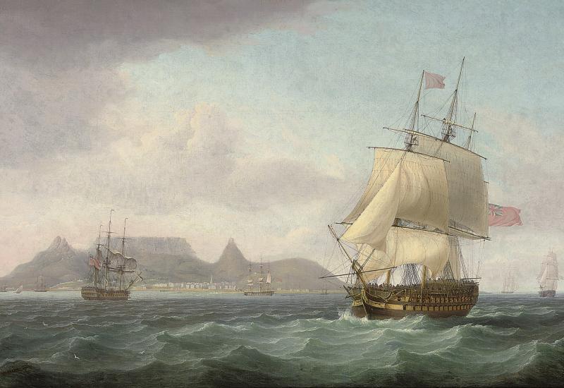 Slika Thomasa Whitcombea Pogled na Cape Town i Rt dobre nade - Na današnji dan Bartolomeu Dias prvi stigao do Rta dobre nade