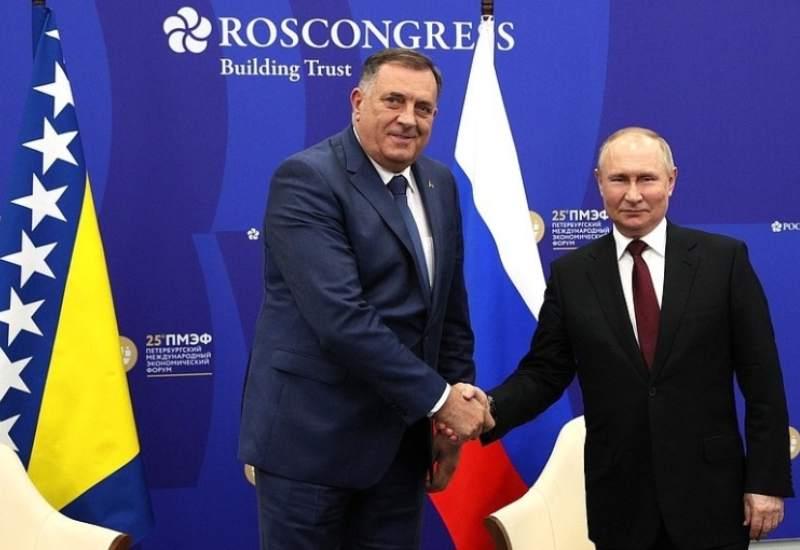 Milorad Dodik i Vladimir Putin - Dodik: Ruska diplomacija vodi mirotvornu politiku 