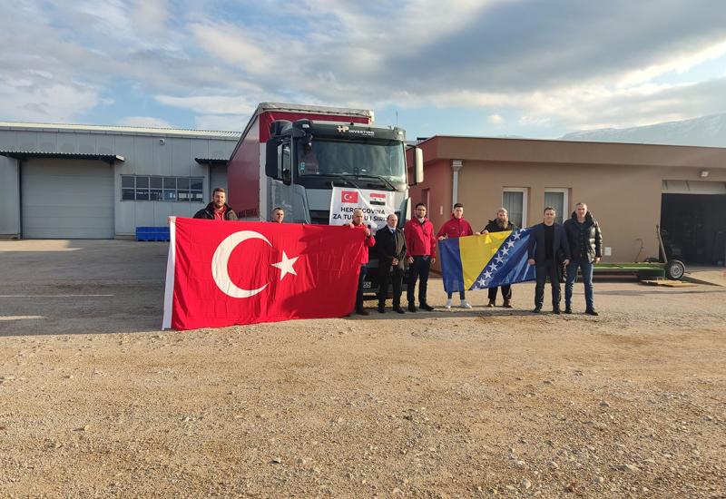 Kamion pomoći iz Hercegovine krenuo ka Turskoj