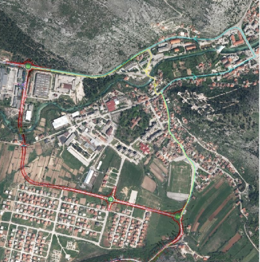 Grafički prikaz trase Stolačke obilaznice - Stolačka obilaznica bit će završena prije početka turističke sezone