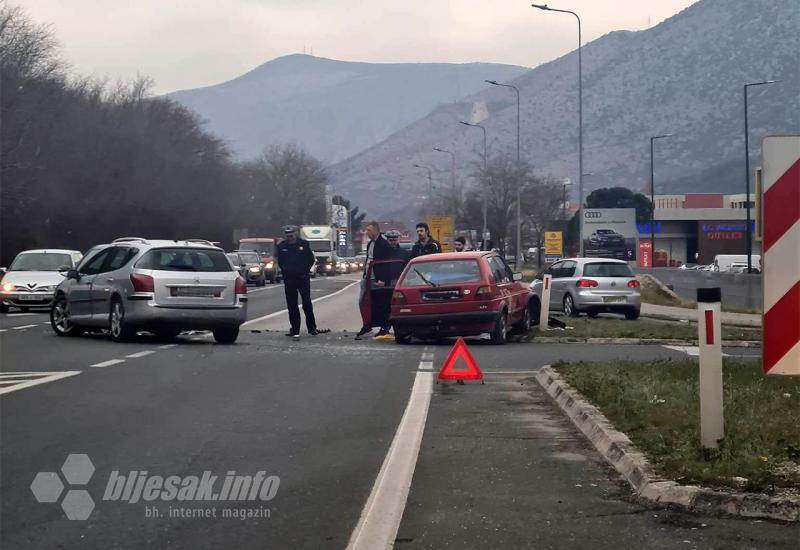 FOTO | Sudar na sjevernom ulazu u Mostar; velike gužve na M-17