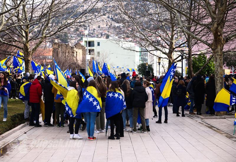 U Mostaru obilježen Dan neovisnosti Bosne i Hercegovine - Poruka iz Mostara: Domovina do sudnjeg dana