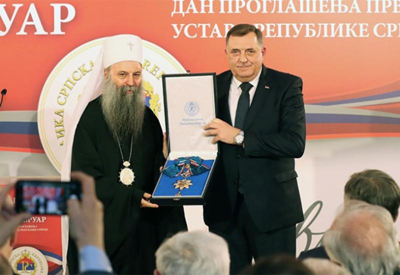 Dodik odlikovao patrijarha Porfirija i Svetlanu Vujović i poručio: ''RS želi veću autonomiju''