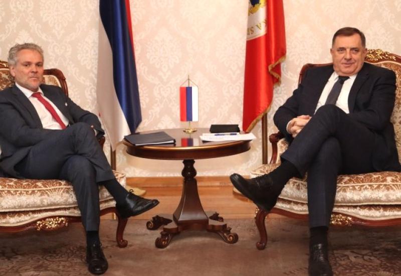 Sattler i Dodik | Foto: predsjednikrs.net - Okretanje ploče: RS podržava europski put