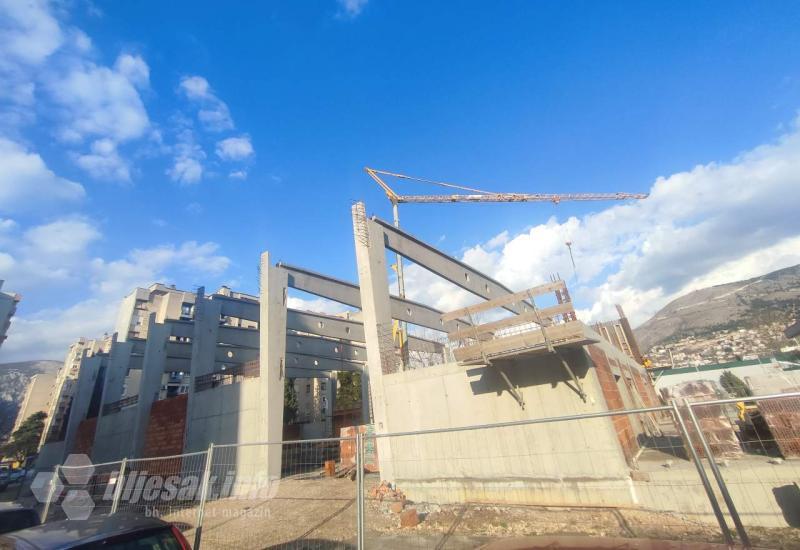 Mostar: Napreduje izgradnja sportske dvorane 
