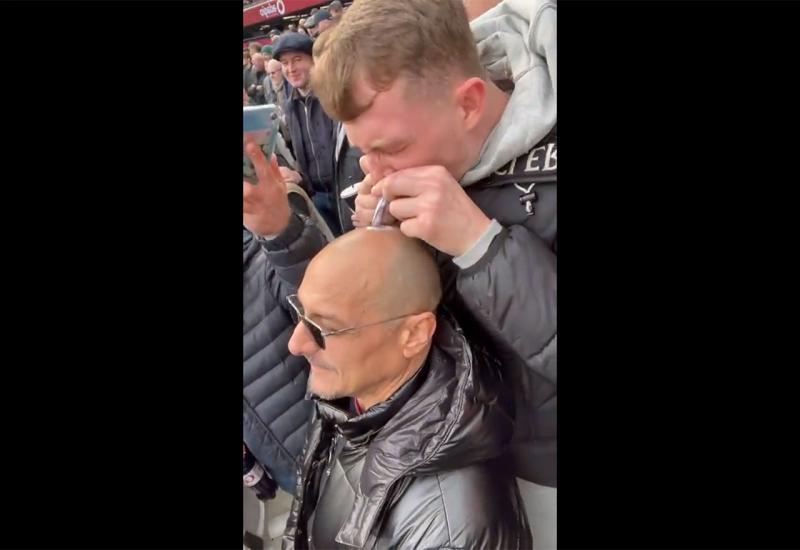 VIDEO: Suspendirani navijači koji su šmrkali bijeli prah s čovjekove glave