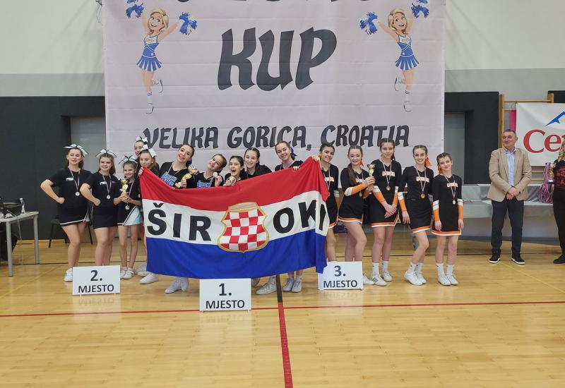 Cheerleading natjecanje u Velikoj Gorici - Širokobriježanke 