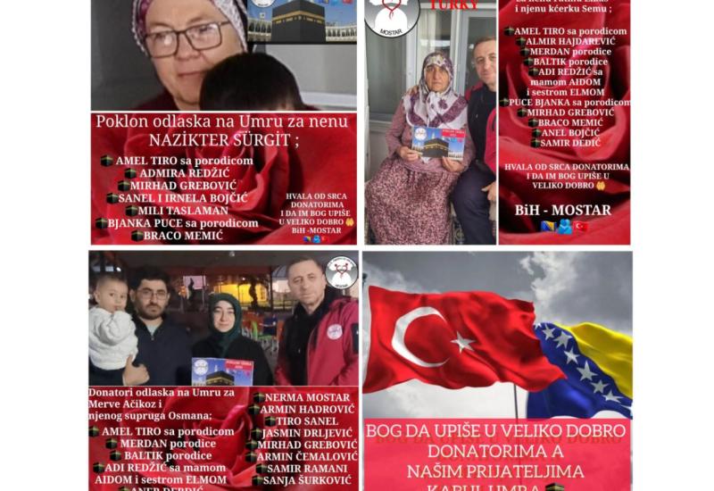 BiH: Mostarci osigurali pet odlazaka na Umru za građane Turske