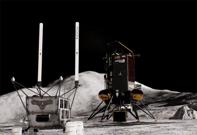Lunarni lender i rover koji će biti lansirani u sklopu misije IM-2 - Nokia i NASA testirati će 4G LTE mrežu na Mjesecu