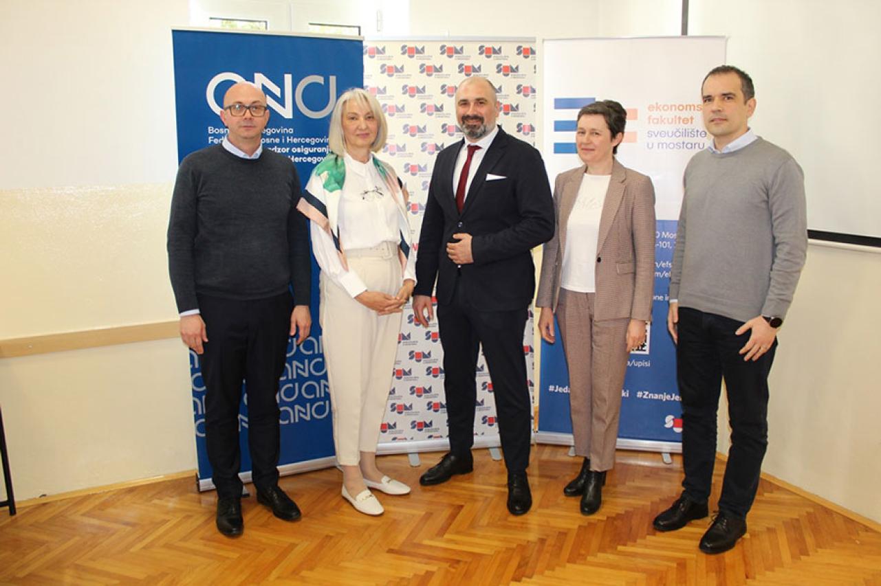 Mostar: Potpisan Sporazum o suradnji između Ekonomskog fakulteta i Agencije za nadzor osiguranja