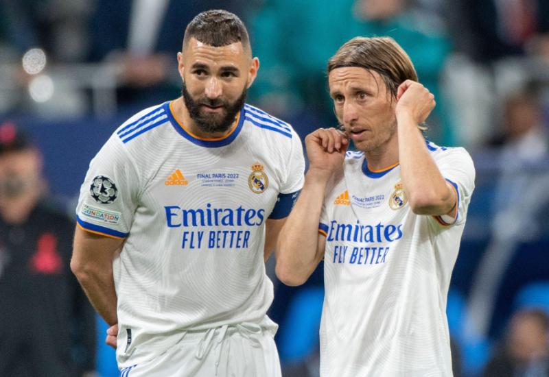 Karim Benzema i Luka Modrić - Modrić i Benzema najlošije ocijenjeni za nastupe u El Clasicu
