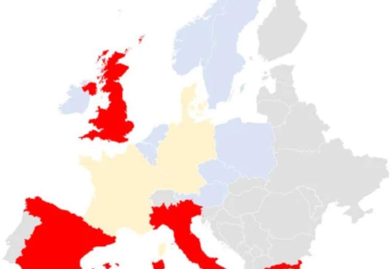 Karta rasprostranjenosti - Brojni slučajevi smrtonosne gljivice zabilježeni i u Italiji 