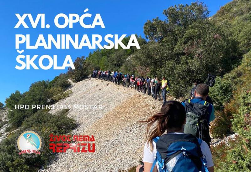 Prijavi se na 16.  planinarsku školu u Mostaru