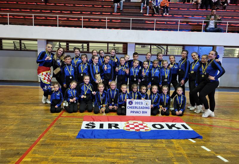 HCK Široki apsolutni prvak Cheerleading prvenstva BiH u Nevesinju