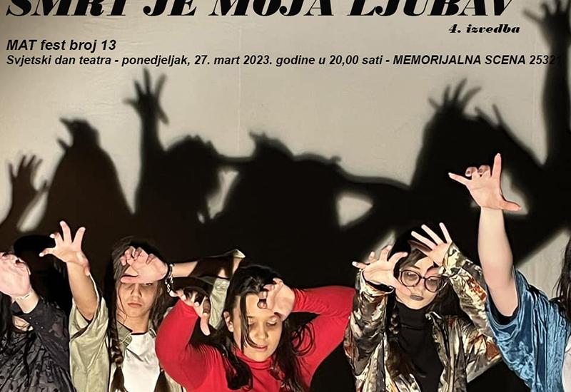 Mostar: "Smrt je moja ljubav" za Dan teatra i kraj festivala
