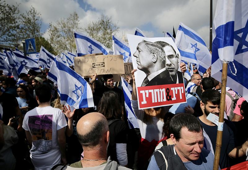 Protivnici pravosudne reforme hodaju autocestom prema Jeruzalemu