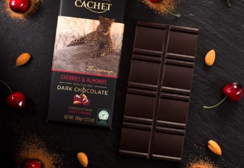 Organska belgijska čokolada 57% badem-višnja - S bh. tržišta povučena organska belgijska čokolada 57% badem-višnja