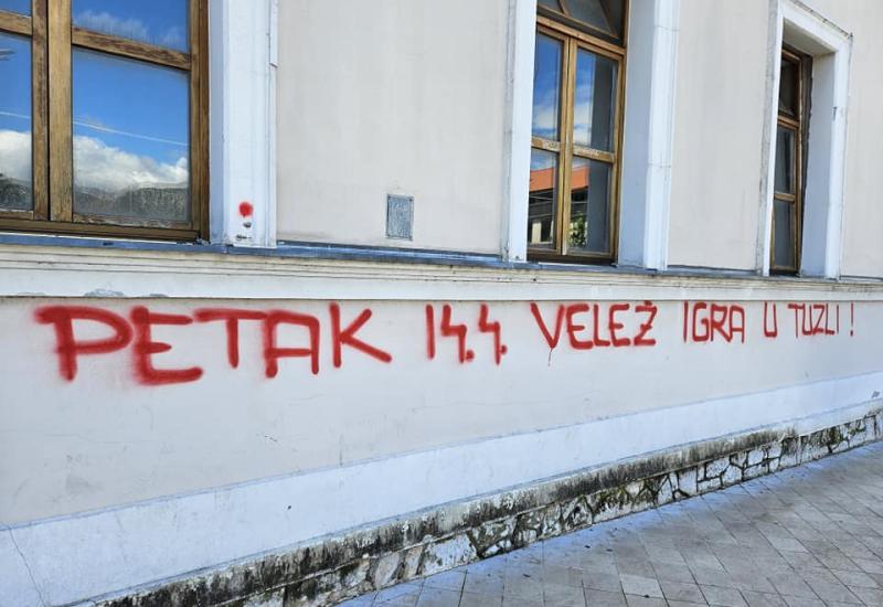 U Mostaru oštećene desetine fasada zbog navijača Veleža