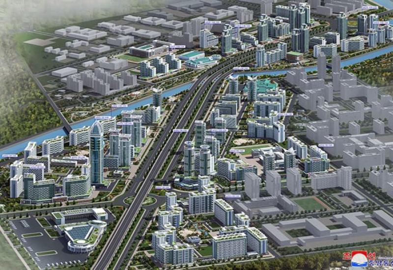 3D prikaz nove četvrti Hwasong  | EyePress New - Slavlje zbog gradnje 10.000 modernih stanova