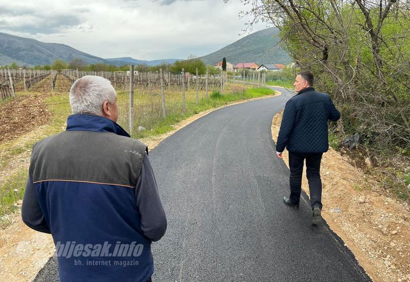 Asfaltirana posljednja makadamska cesta na području Mostara ... 