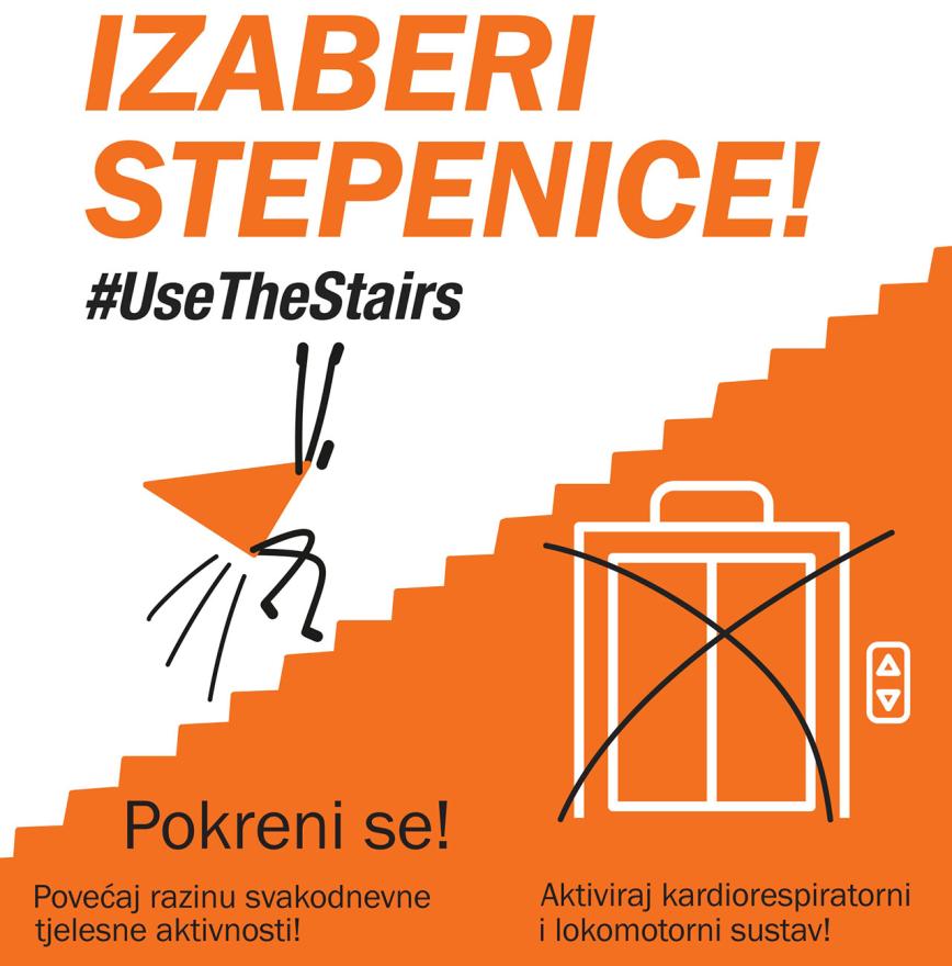 Izaberi stepenice - Mostar: Svi na stepenice - lako je pokrenuti se!