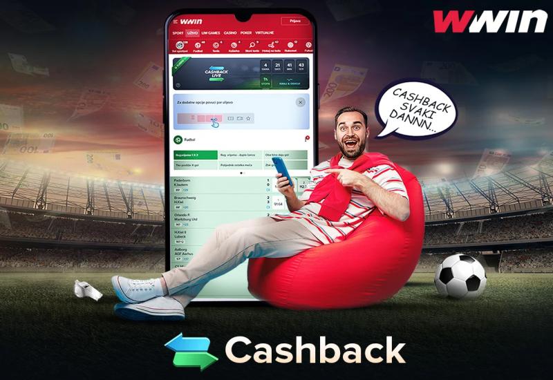 Wwin Cashback - WWin nagrađuje nove korisnike s 40 KM bonusa