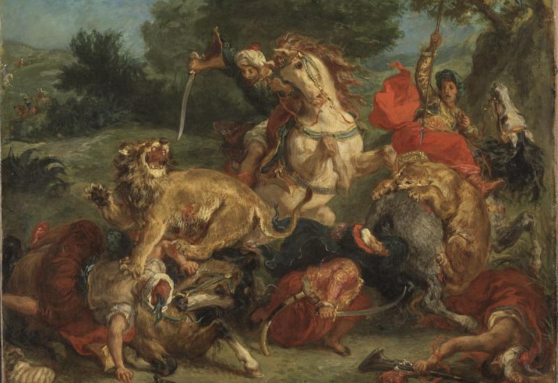 Delacroix, Lov na lavove - Eugène Delacroix, najistaknutiji zagovornik romantizma