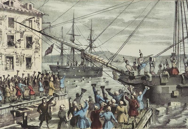 Bostonska čajanka, ilustracija - Kako je čaj prije 250 godina pokrenuo Američki rat za nezavisnost?