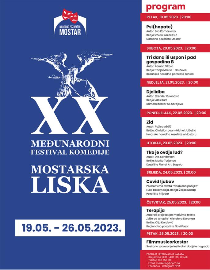 Program Mostarske liske - Mnogo dobre komedije na Mostarskoj liski