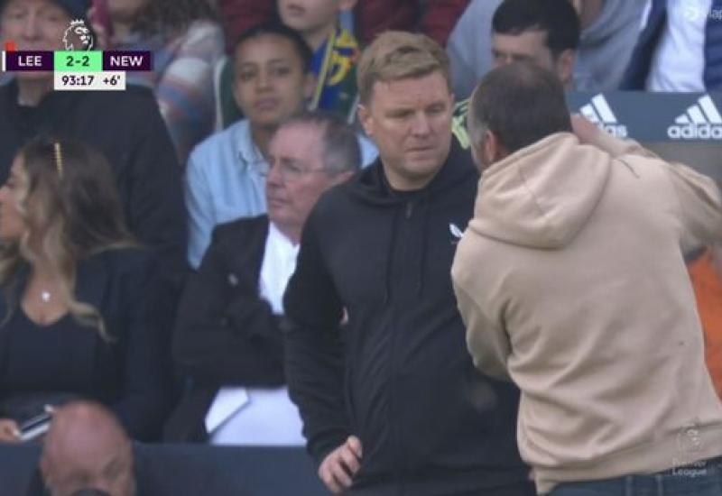 VIDEO I Navijač Leedsa krenuo prema treneru Newcastlea, Kovačić se ozlijedio 