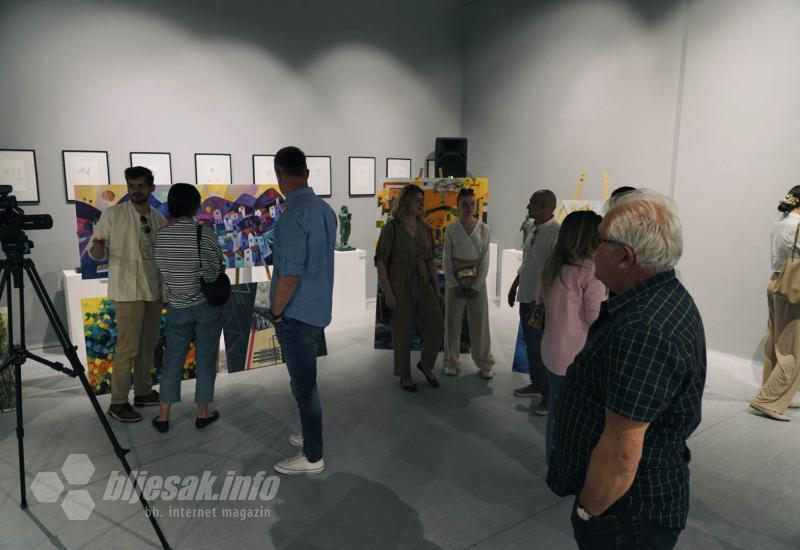 Otvorena izložba likovnog simpozija Sveučilišta u Mostaru, posvećena profesoru Antunu Borisu Švaljeku