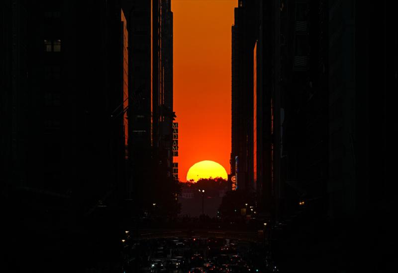 Romantični zalazak sunca - Manhattanhenge svaki put oduševi 
