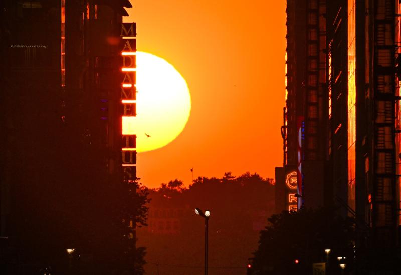 Romantični zalazak sunca - Manhattanhenge svaki put oduševi 