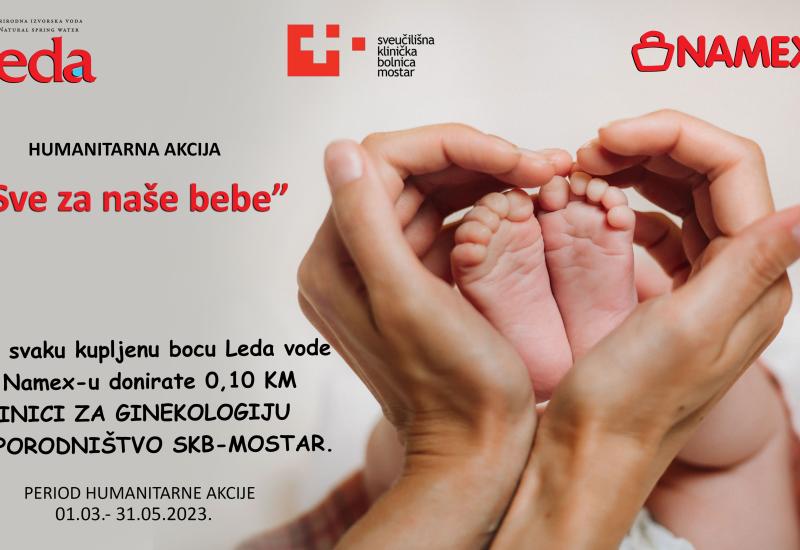  - Donacija Namexa i Leda Vode za Ginekologiju SKB Mostar