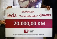 Donacija Namexa i Leda Vode za Ginekologiju SKB Mostar