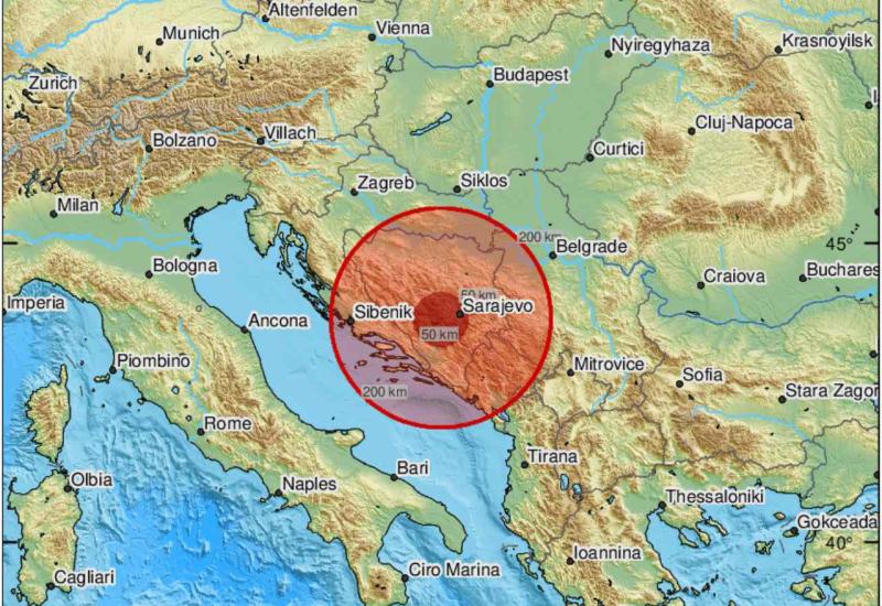 Dva potresa pogodila Hercegovinu 