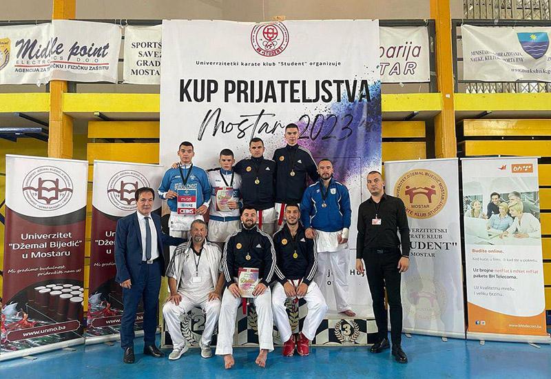 Univerzitetski karate klub 'Student' Mostar briljantan na Kupu prijateljstva