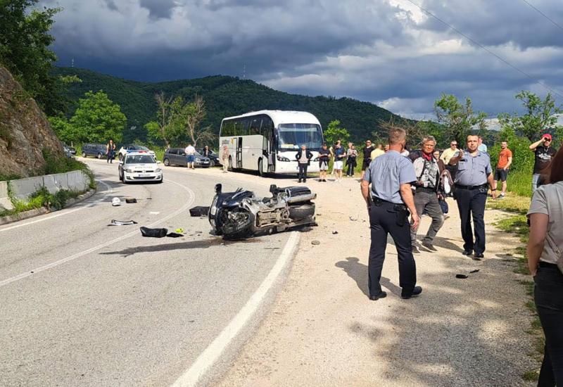 Teška prometna nesreća na cesti Jablanica-Prozor