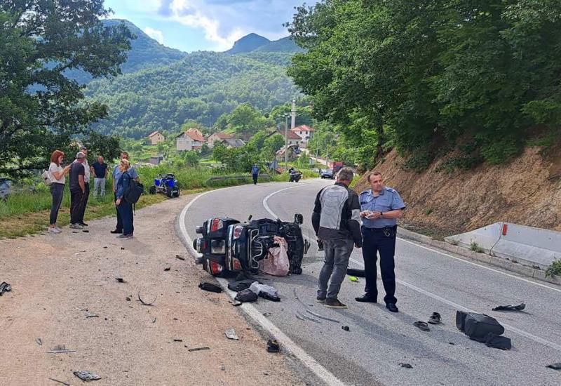 Teška prometna nesreća na cesti Jablanica-Prozor